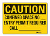 Caution Sign 10inx14in Non-PVC Polymer