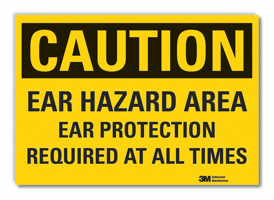Caution Sign 10inx14in Non-PVC Polymer