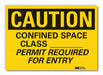 Caution Sign 10inx14in Non-PVC Polymer