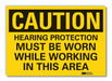 Caution Sign 10inx14in Non-PVC Polymer