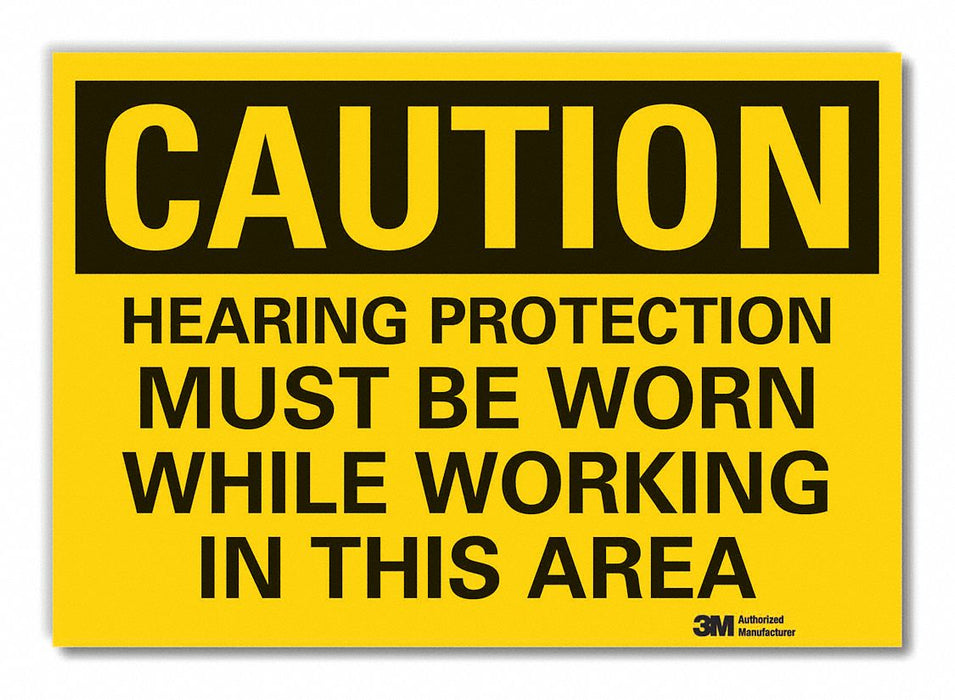 Caution Sign 10inx14in Non-PVC Polymer