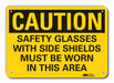 Caution Sign 10 in x 14 in Plastic