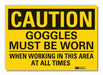 Caution Sign 10inx14in Non-PVC Polymer