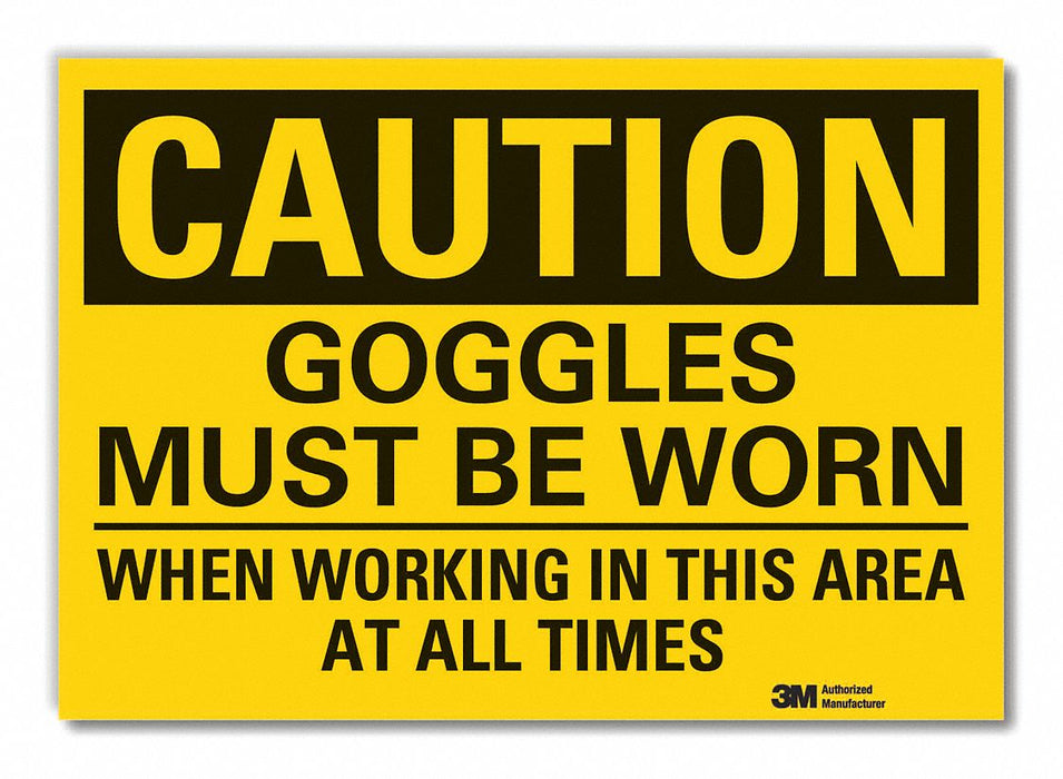 Caution Sign 10inx14in Non-PVC Polymer