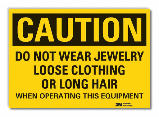 Caution Sign 10inx14in Non-PVC Polymer