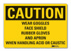 Caution Sign 10inx14in Non-PVC Polymer