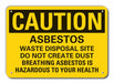 Caution Sign 10 in x 14 in Plastic