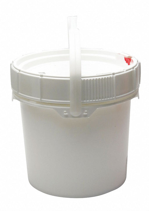 Pail Polyethylene White Open Head