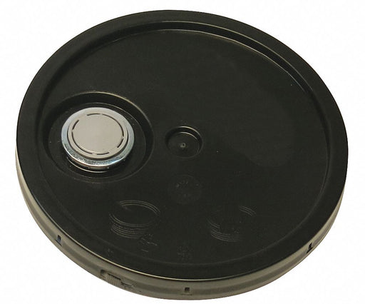 Lid 12.25 in OD Plastic Black