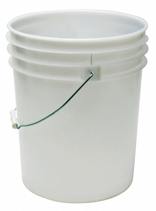 K4866 Pail Polyethylene Natural Open Head