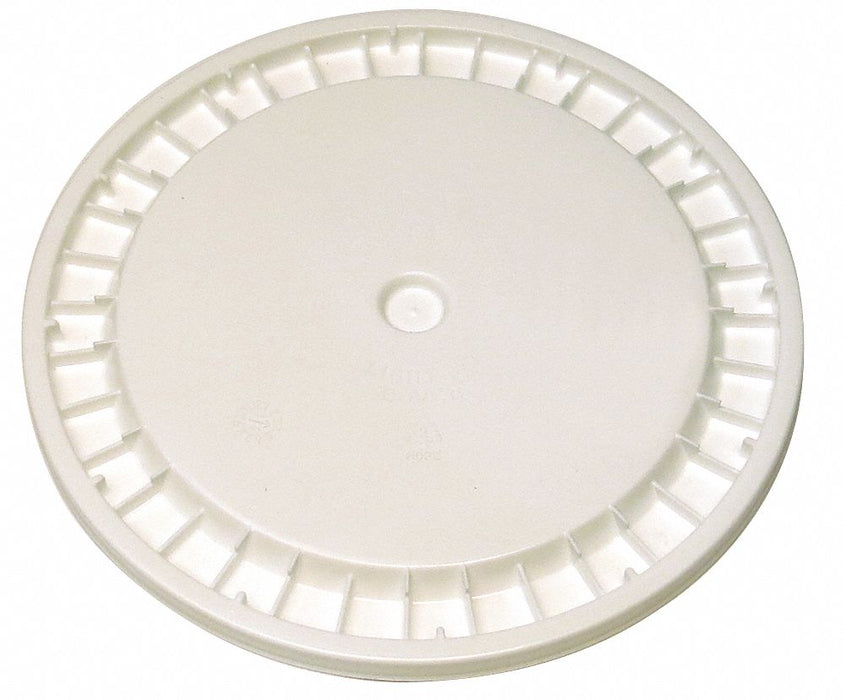 K4870 Pail Lid 12.25 in OD Plastic White
