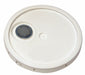 Pail Lid 12.25 in OD Plastic White