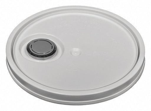 Pail Lid 12.25 in OD Plastic White
