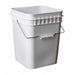 Storage Pail White 13 in H 9.5 in W