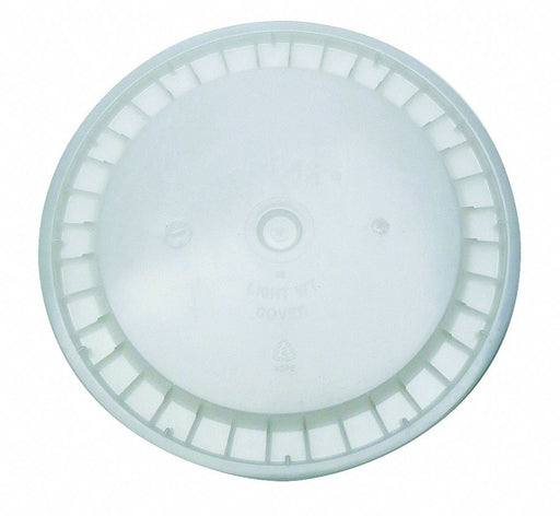 Pail Lid 12.25 in OD Plastic White