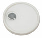 Pail Lid 12.25 in OD Plastic White