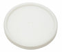 Pail Lid 12.25 in OD Plastic White