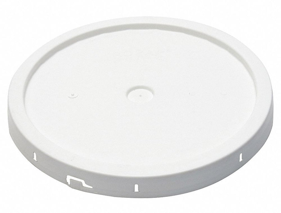 Pail Lid 12.25 in OD Plastic White