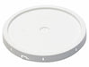 Pail Lid 12.25 in OD Plastic White