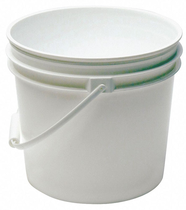 Pail Polyethylene White Open Head