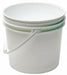Pail Polyethylene White Open Head