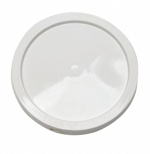Pail Lid 8.875 in OD Plastic White