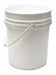 K4866 Pail Polyethylene White Open Head