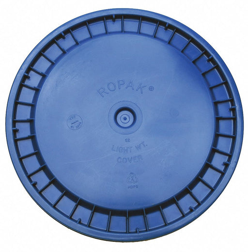 K4870 Pail Lid 12.25 in OD Plastic Blue