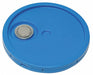Plastic Pail Lid Blue HDPE