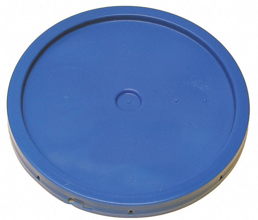 Pail Lid 12.25 in OD Plastic Blue