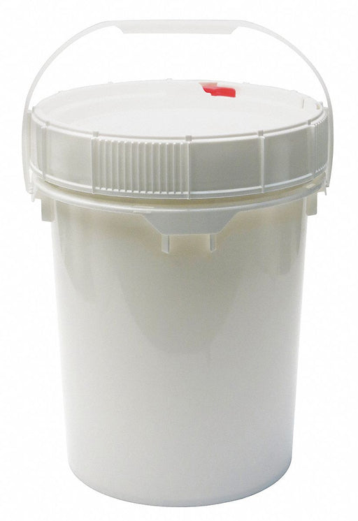 Pail Polyethylene White Open Head