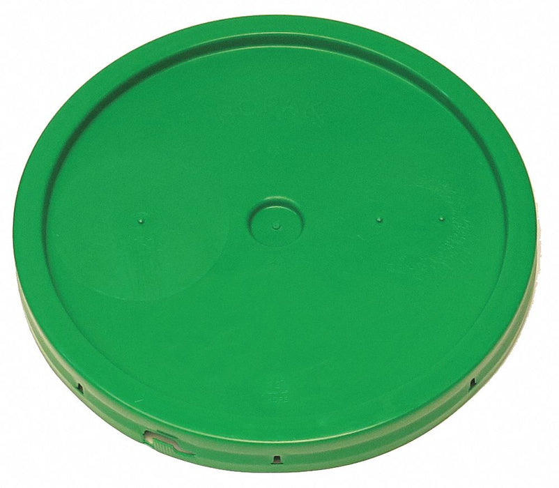 Plastic Pail Lid Green HDPE