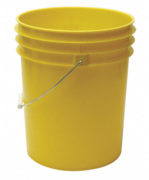 K7700 Pail Polyethylene Yellow Open Head