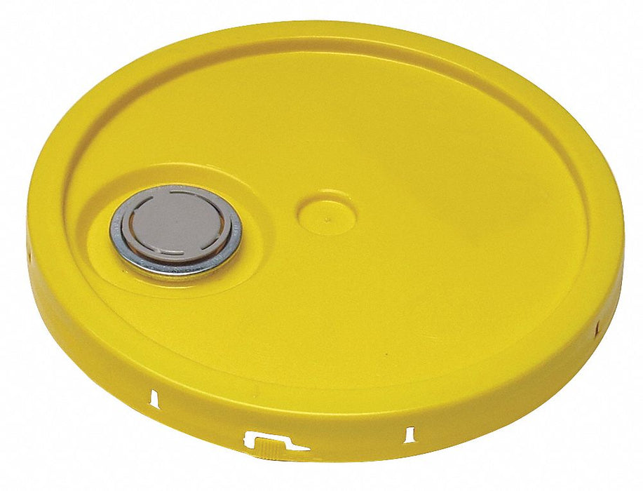 Plastic Pail Lid Yellow HDPE