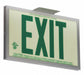 Exit Sign 7 1/2 in x 13 in Plastic
