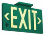 Exit Sign 8 3/4 in x 15 1/2 in Plastic
