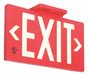 D6992 Exit Sign 8 3/4 in x 15 3/8 in Plastic