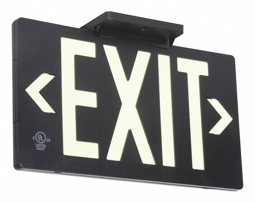 Exit Sign 8 3/4 in x 15 1/2 in Plastic