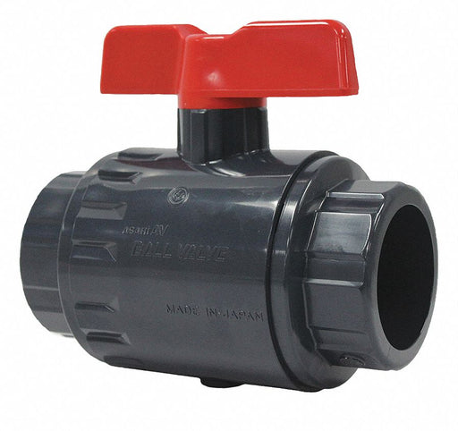Manual 2-Way Ball Valve Socket PVC