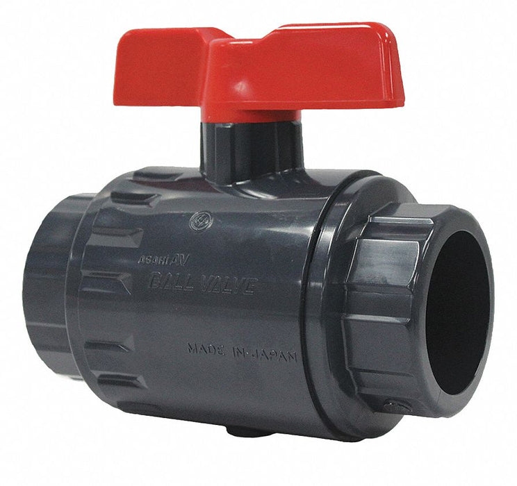 Manual 2-Way Ball Valve Socket PVC