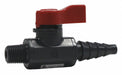Manual 2-Way Ball Valve BarbxNPT PVC