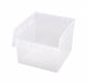 Shelf Bin Clear Polypropylene 8 in