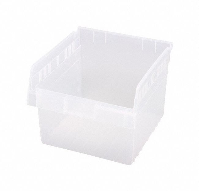 ShelfBin 11.625inL 11.125inW Plastic