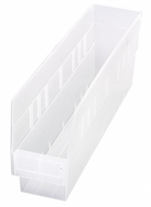 ShelfBin 17.875inL 4.375inW Plastic