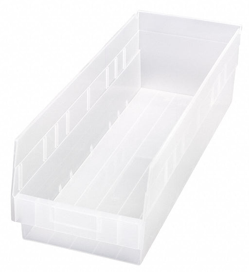 ShelfBin 23.625inL 8.375inW Plastic