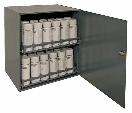AerosolCabinet Steel Gray Assmbld 2Drwrs