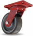 Plate Caster Swivel Polyurethane 7 3/4 H
