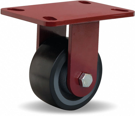 Plate Caster Rigid Polyurethane 5 5/8 H