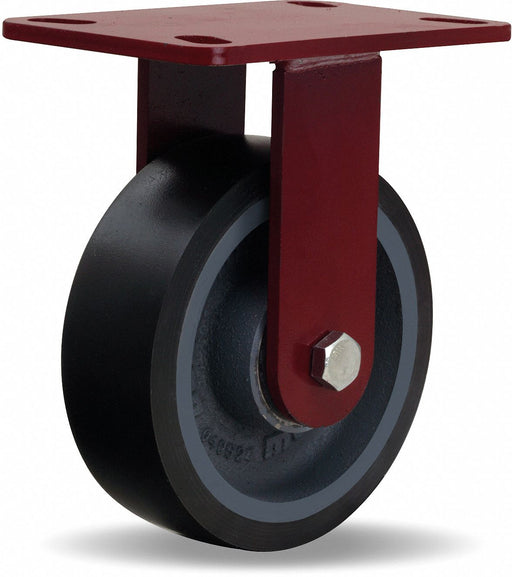 Plate Caster Rigid Polyurethane 7 3/4 H