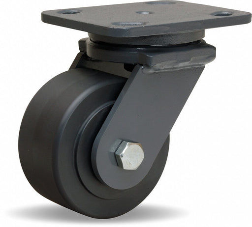 Plate Caster Swivel Nylon 5 5/8 H